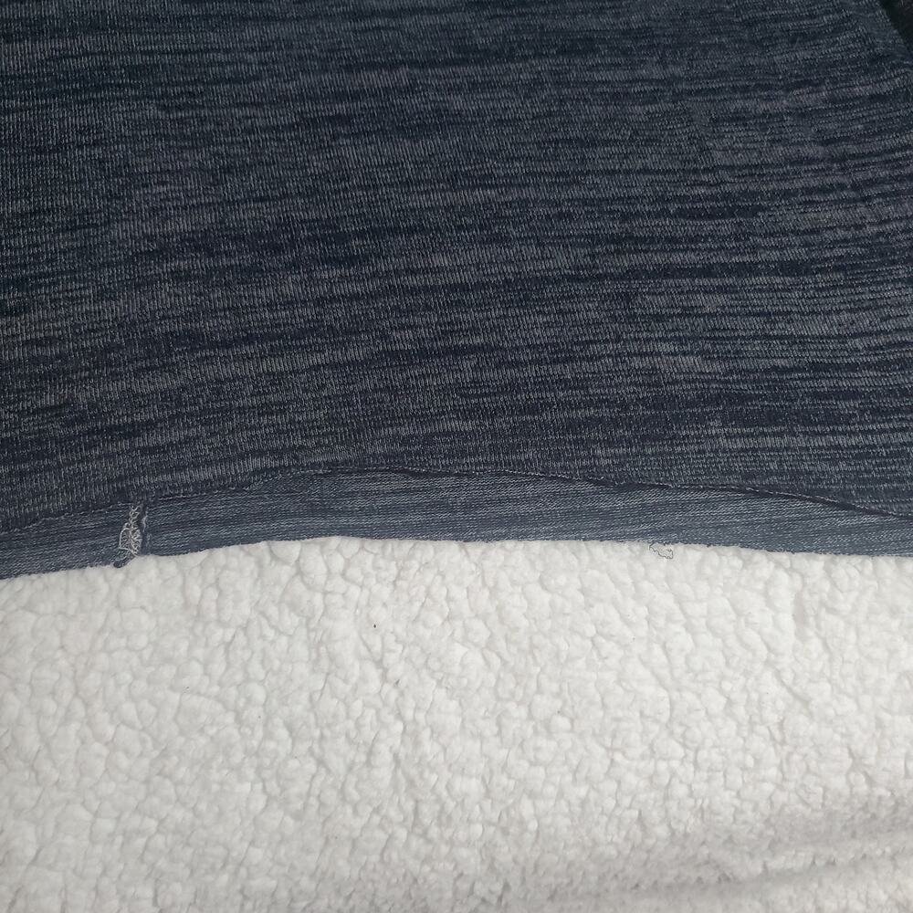 Torrid Ombre Blue Grey Super Soft Plush V-Neck Sharkbite Hem Tunic Top 1 / 1X 14 - Picture 13 of 15